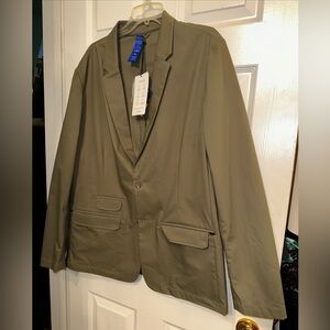 NWT Kit & Ace xl Commute Stretch Unstructured Sport Coat Blazer Green Mens
